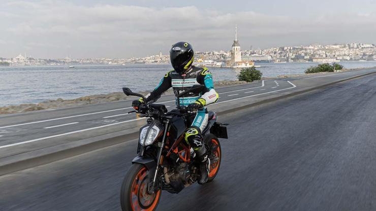 Motosiklette yeni güvenlik sistemleri devrede