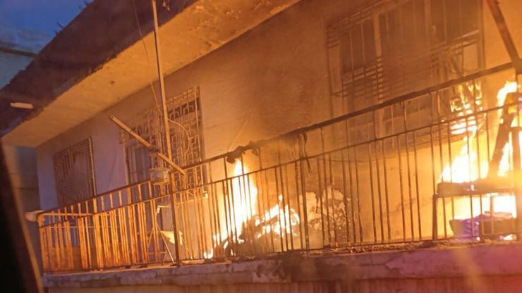 Adıyaman'da ev yangını