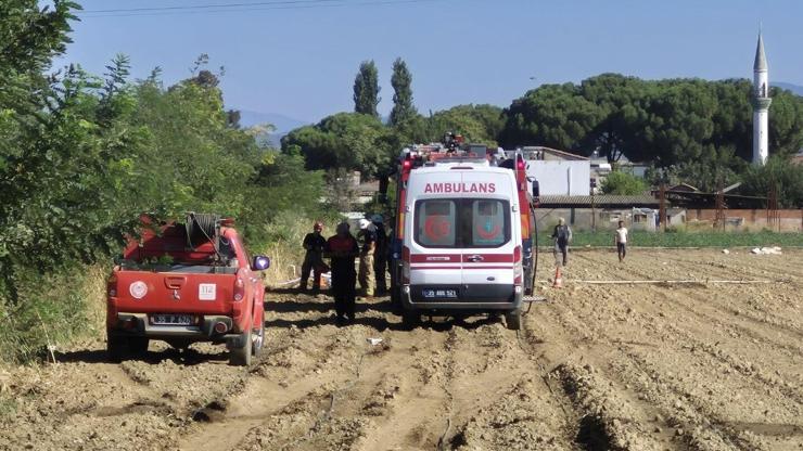 Eğitim için havalanan helikopter mısır tarlasına düştü: Pilot hayatını kaybetti