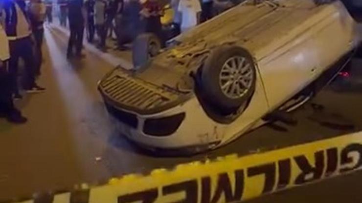 Siirt'te çarpışan otomobillerden biri takla attı: 2 yaralı