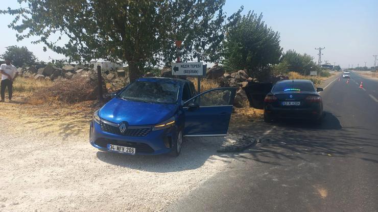 Şanlıurfa'da iki otomobilin çarpıştığı kazada 3 kişi yaralandı