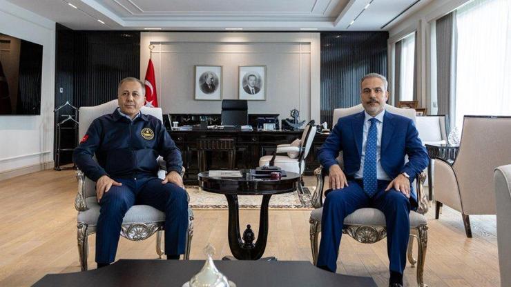 Dışişleri Bakanı Hakan Fidan ile İçişleri Bakanı Ali Yerlikaya görüştü