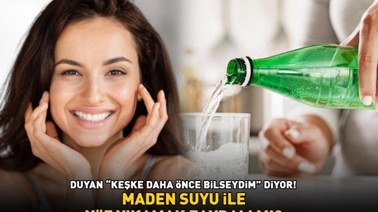 Maden suyu ile yüz yıkamak faydalı mı Duyan, Keşke daha önce bilseydim diyor Meğer sivilce, kırışıklık ve göz altı torbası sorununa...