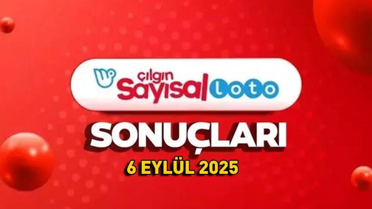 ÇILGIN SAYISAL LOTO SONUÇLARI 6 EYLÜL 2025 | Büyük ikramiye 145,3 milyon TL! Çılgın Sayısal Loto sonuçları açıklandı mı, saat kaçta açıklanır?