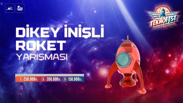 TEKNOFEST Dikey İnişli Roket Yarışması final heyecanı başladı TEKNOFEST Dikey İnişli Roket Yarışması final heyecanı başladı