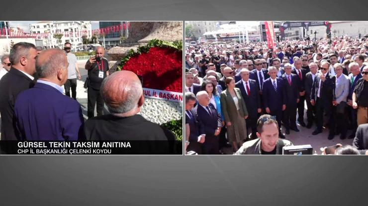 SON DAKİKA... Özgür Özel'le, Gürsel Tekin karşı karşıya gelecek mi? CHP lideri Taksim Anıtı'na çelenk bırakıyor