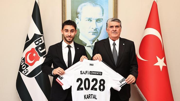 Beşiktaşta Kartal Kayra Yılmazın sözleşmesi uzatıldı