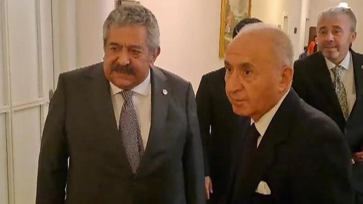 Hikmet Çetin MHPli Yıldızla görüştü