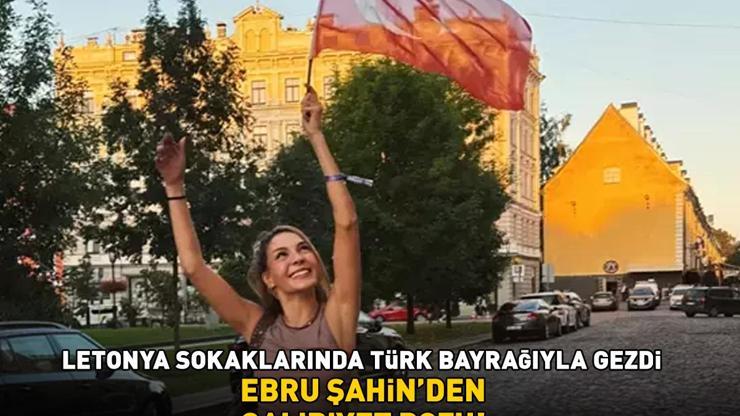 Türkiye, EuroBasket 2025 çeyrek final maçında finale yükseldi Ebru Şahin, Letonya sokaklarında Türk bayrağıyla gezdi