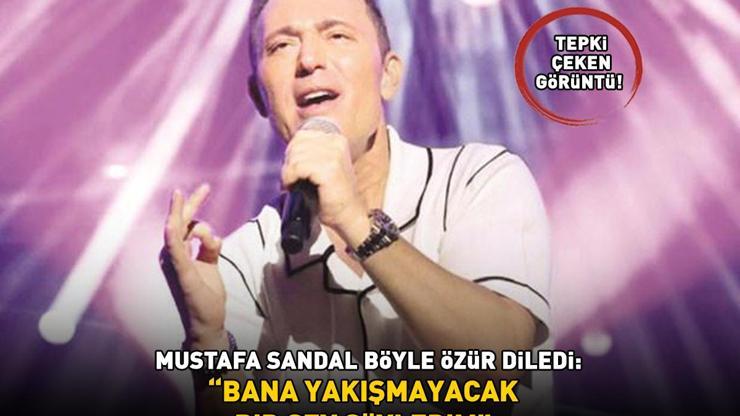Geri zekalı mısın diyerek çıkışmıştı Mustafa Sandal böyle özür diledi: Bana yakışmayacak bir şey söyledim