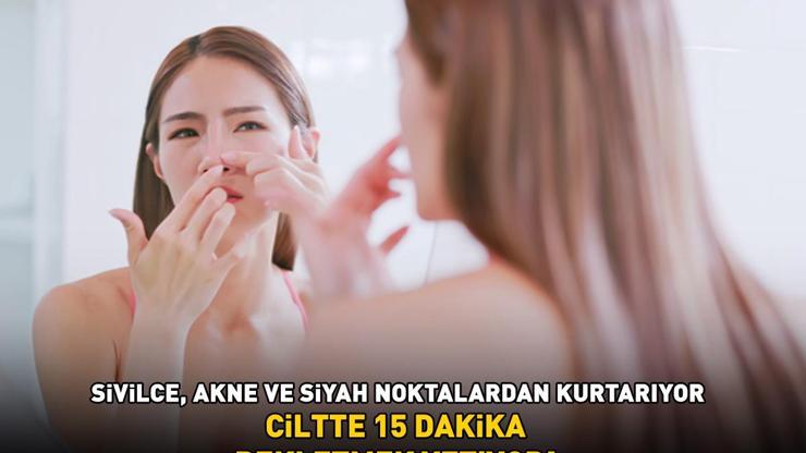 Sivilce, akne ve siyah noktaların kökünü kurutan 3 doğal yöntem Ciltte 15 dakika bekletmek yetiyor