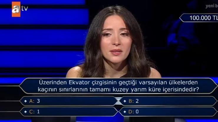 Üzerinden Ekvator çizgisinin geçtiği varsayılan ülkelerden kaçının sınırlarının tamamı kuzey yarım küre içerisindedir?
