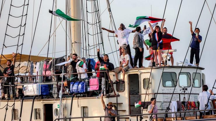 İsrail ablukasını kırmak için yola çıktılar: Bu filo, soykırıma karşı bir direniş