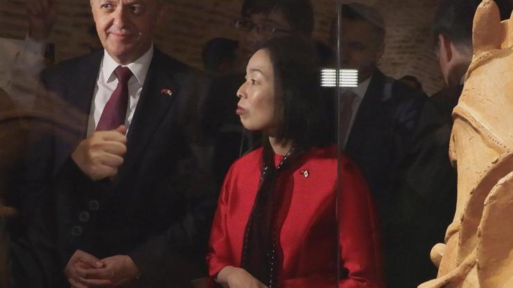 Japonya Prensesi Akiko Mikasa, Türkiye’de sergi açılışına katıldı Japonya Prensesi Akiko Mikasa, Türkiye’de sergi açılışına katıldı