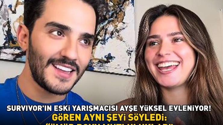 Survivorın eski yarışmacısı Ayşe Yüksel evleniyor Yorumlar peş peşe geldi: Ömür boyu mutluluklar