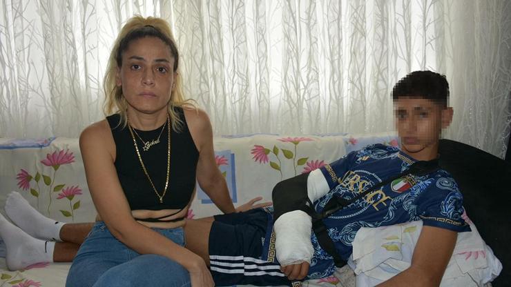 Böyle şaka olmaz olsun Pencereden düştü koluna vida takıldı