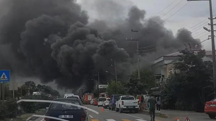 Trabzon’da alışveriş merkezinde yangın