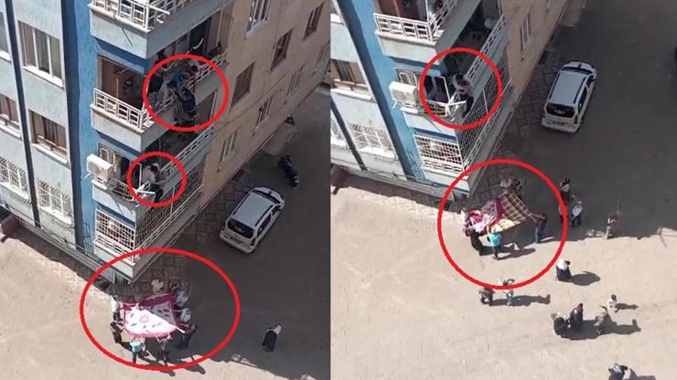 Diyarbakırda korku dolu anlar Down sendromlu çocuğu son anda kurtardı