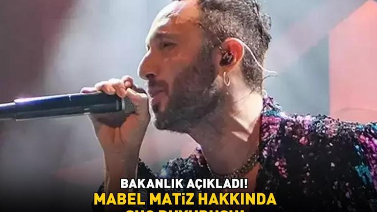 SON DAKİKA | İçişleri Bakanlığından flaş açıklama Mabel Matiz hakkında suç duyurusu