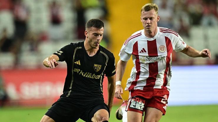 Antalyaspor ile Kayserispor yenişemedi Antalyaspor ile Kayserispor yenişemedi