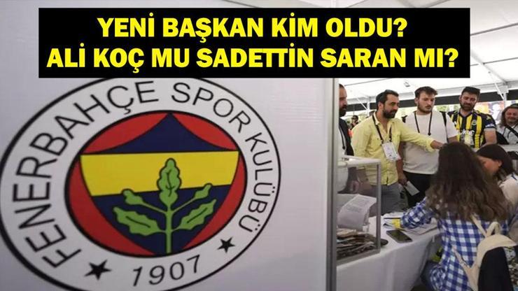 FENERBAHÇE BAŞKANI KİM OLDU Ali Koç Sadettin Saran Başkanlık Seçimi Sonucu Ne Oldu Fenerbahçenin Yeni Başkanı Kim