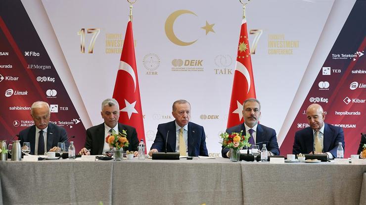 Cumhurbaşkanı Erdoğan, New York'ta Türk Yatırım Konferansı'na katıldı Cumhurbaşkanı Erdoğan, New York'ta Türk Yatırım Konferansı'na katıldı
