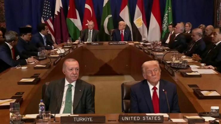 Müslüman liderlerle Gazze zirvesi! Oturma düzeninde dikkat çeken detay
