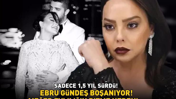 Ebru Gündeş ile Murat Özdemir neden boşanıyor Evlilikleri sadece 1.5 yıl sürdü Meğer ayrılığın nedeni...