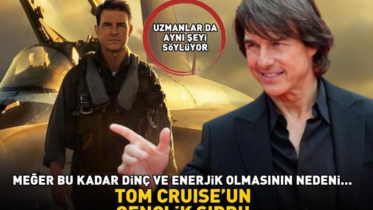 TOM CRUISEUN GENÇLİK SIRRI Uzmanlar da hemfikir Meğer bu kadar dinç ve enerjik olmasının nedeni...