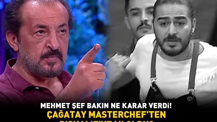MasterChef Çağatay diskalifiye mi oldu Mehmet Şef, üstüne yürüyen yarışmacı için bakın ne karar verdi