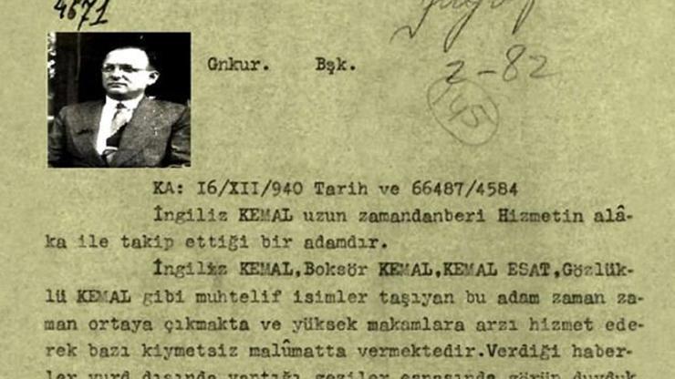 Adına romanlar yazılıp filmler çekilmişti MİTten çarpıcı istihbarat raporu: İngiliz Kemal