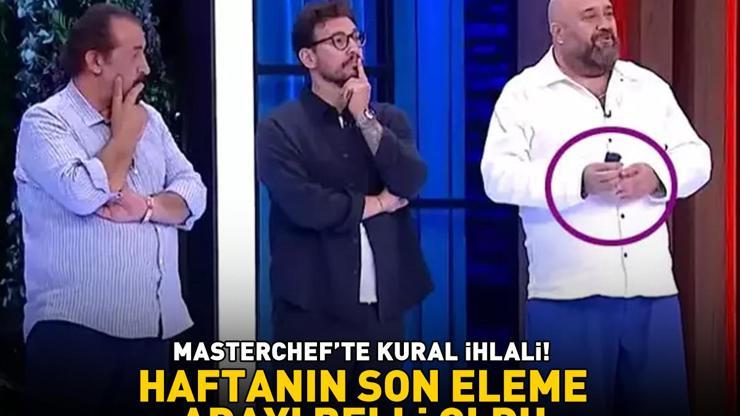 MasterChefte eleme adayı belli oldu Kural ihlali skandalı Somer Şeften Onur, Hakan ve Çağataya büyük şok