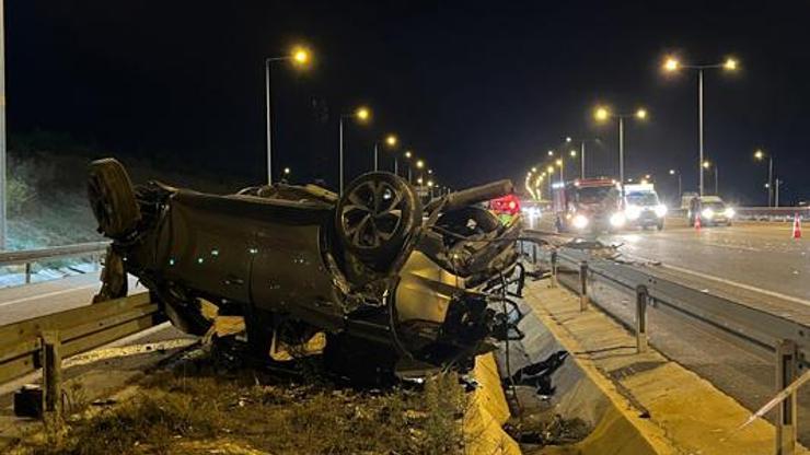 Kuzey Marmara Otoyolu’nda kaza: 2 ölü, 1i çocuk 5 yaralı