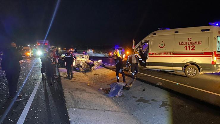 Otobüsle çarpışan otomobilin sürücüsü hayatını kaybetti