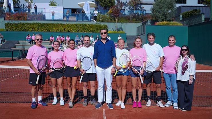 Meme kanseri farkındalığı için tenis turnuvası ve yürüyüş