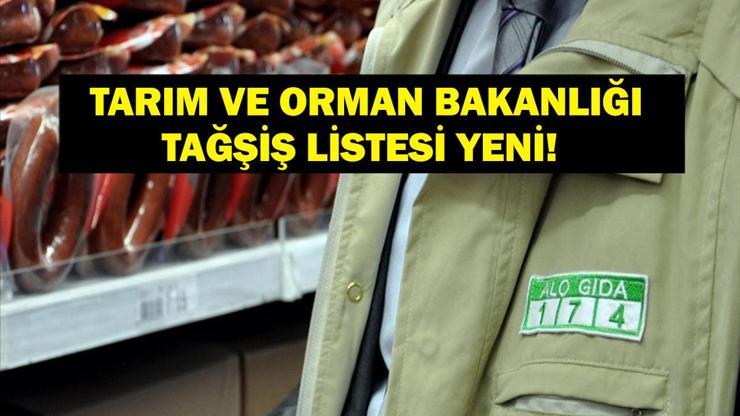 TARIM BAKANLIĞI TAĞŞİŞ LİSTESİ YENİ: guvenilirgida.tarimorman.gov.tr Hileli Ürün Sorgulama Ekranı