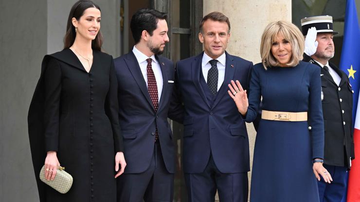Ürdün Veliaht Prensi Hüseyin, Paris'te Macron'la görüştü Ürdün Veliaht Prensi Hüseyin, Paris'te Macron'la görüştü