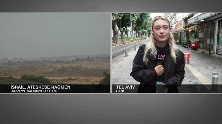 CNN TÜRK ateşkes sonrası Tel Avivde