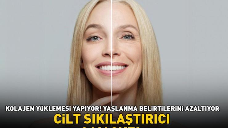 KOLAJEN YÜKLEMESİ YAPAN CİLT SIKILAŞTIRICI 3 MASKE Kırışıklıkları ütü gibi açıyor, yaşlanma belirtilerini azaltıyor