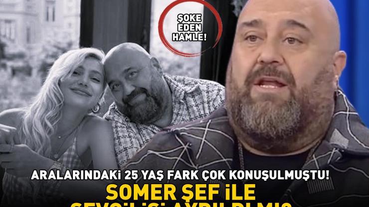 MasterChef Somer Sivrioğlu ile Tilbe Uslu ayrıldı mı Aralarındaki 25 yaş fark çok konuşulmuştu Şoke eden hamle