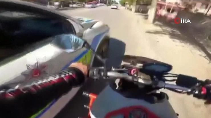 Motosikletliyi çarparak durdurmuşlardı… Kaçan motosikletliye 4 suçtan ceza, polislere idari işlem