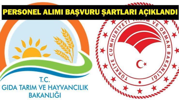 Tarım ve Orman Bakanlığı personel alımı ne zaman Tarım ve Orman Bakanlığı personel alımı başvuru şartları neler