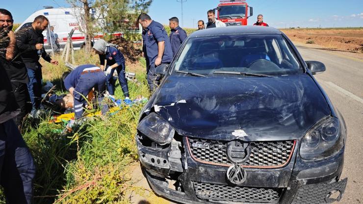 Mardin’de otomobille çarpışan motosikletli ağır yaralandı Mardin’de otomobille çarpışan motosikletli ağır yaralandı