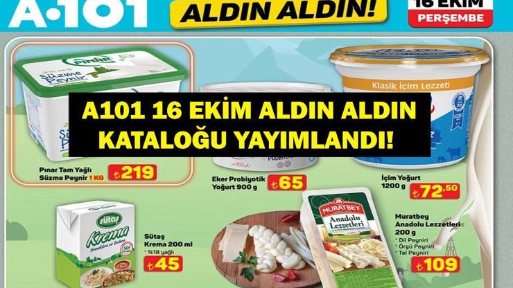 A101 16 Ekim Aldın Aldın kataloğu yayımlandı A101 16 Ekim Aldın Aldın kataloğunda bu hafta neler var