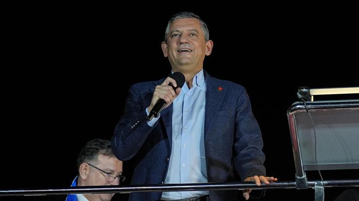 CHP Genel Başkanı Özel, partisinin Sarıyer mitinginde konuştu: