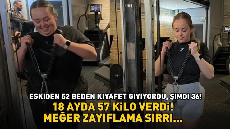 18 ayda 57 kilo verdi 52 bedenden 36 bedene inen genç kadının zayıflama sırrı bakın neymiş HAYATIM TAMAMEN DEĞİŞTİ