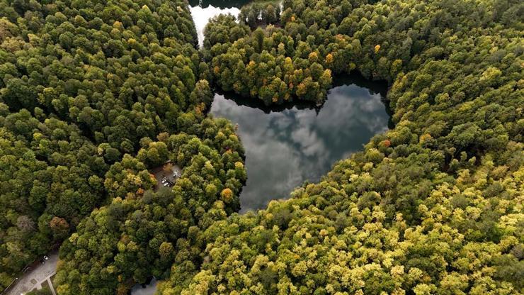 TABLO GİBİ Gören Hayran Kalıyor Yedigöller Milli Parkında Sonbahar Güzelliği