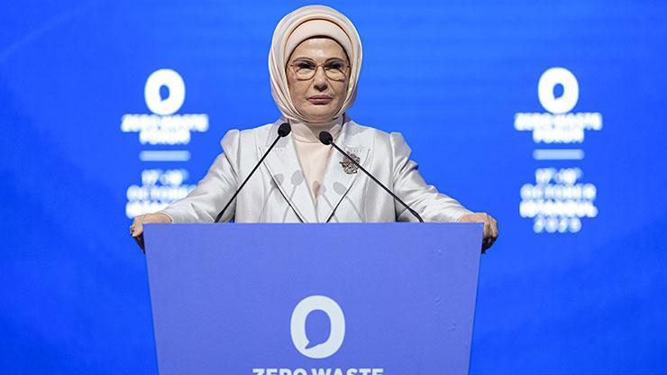 Emine Erdoğan, Uluslararası Sıfır Atık Forumunda konuştu: Sıfır atık, umut ürettiğimiz yepyeni bir dönemin adıdır