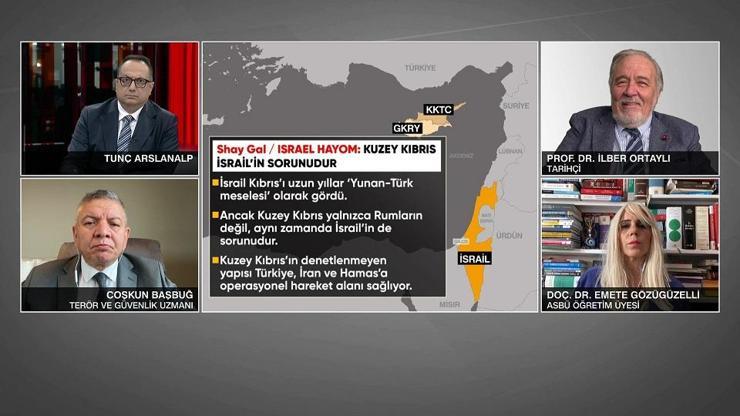 KKTC YARIN SANDIĞA GİDİYOR Türkler için sürgün planı mı yapılıyor İlber Ortaylı,: İsrail Kıbrısta haddini aşıyor