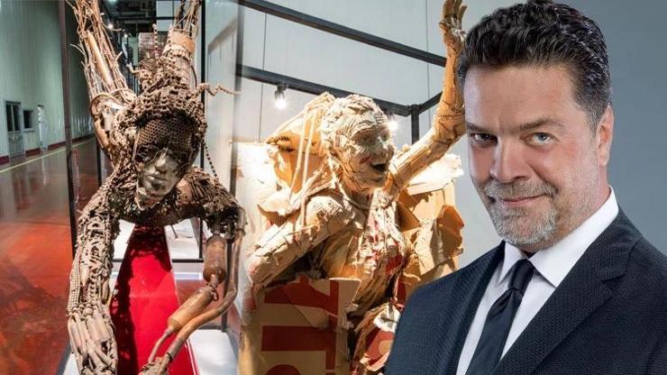 Beyazıt Öztürk atığı sanata dönüştürdü